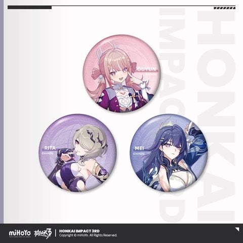  Huy hiệu tròn Valkyrie chủ đề Cuộc hành trình thứ 2 - Honkai Impact 3 