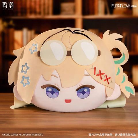  Gối nhồi bông Big Head chủ đề Tidal Letter - Wuthering Waves - Kuro Games x FUN4YEAH 