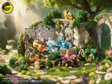  Eevee Family Anniversary Garden Diorama - Pokemon - MoonShadow Studio 