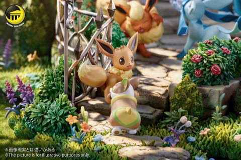  Eevee Family Anniversary Garden Diorama - Pokemon - MoonShadow Studio 
