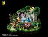  Eevee Family Anniversary Garden Diorama - Pokemon - MoonShadow Studio 