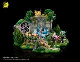  Eevee Family Anniversary Garden Diorama - Pokemon - MoonShadow Studio 