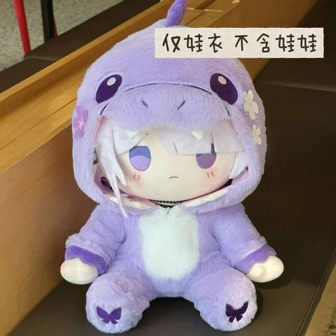  Bộ trang phục Khủng Long Tím giành cho búp bê bông 40cm - Honkai Star Rail - Mantou 