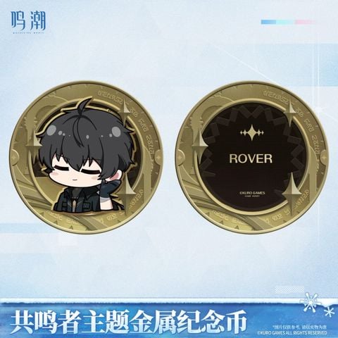  Đồng xu kỷ niệm kim loại chủ đề Resonator - For You Who Walk in Snow - Wuthering Waves 