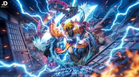  Zenitsu Agatsuma - Kimetsu no Yaiba - JiaoDian Studio 