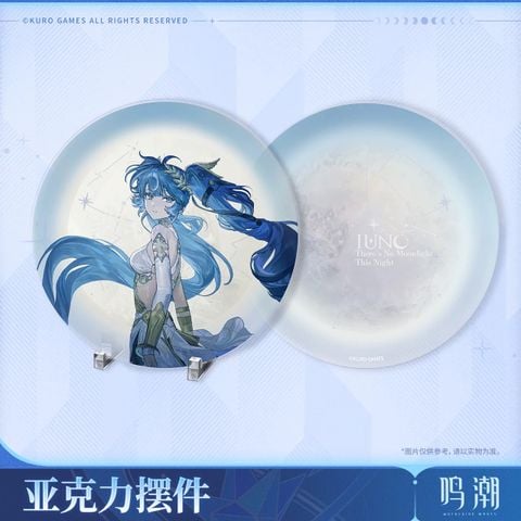  Phụ kiện trang trí acyrlic đĩa nhạc nhân vật Iuno - There’s No Moonlight This Light - By Sun's Scourge, By Moon's Revelation - Wuthering Waves 