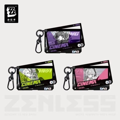  Móc khóa 2 mảnh loạt phim Ý Cảnh phe phái Thiên Thần Vọng Tưởng - Zenless Zone Zero 