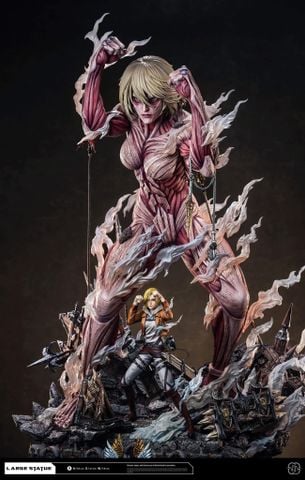  Annie Leonhart & Female Titan - Attack on Titan - Hertz Studio 