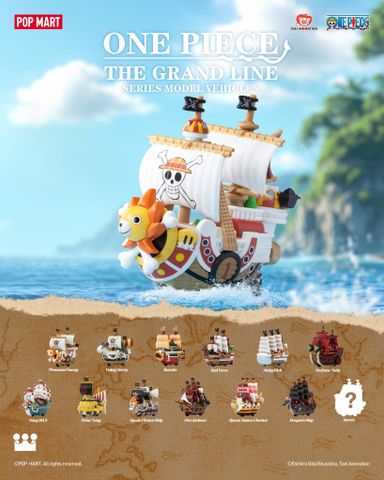  Blindbox mô hình The Grand Line Series Vehicles - One Piece - Pop Mart 