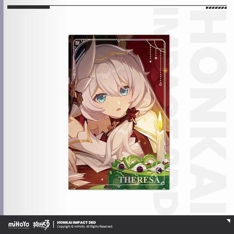  [Hàng sẵn] Bộ thẻ sưu tập và móc khóa/standee Chúc Mừng Sinh Nhật 2025 - Honkai Impact 3 