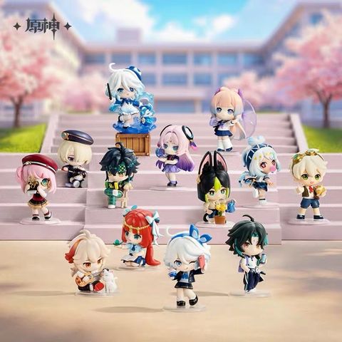  Blindbox mô hình Q chủ đề Academy Light & Shadow Poetry Series - Genshin Impact - miHoYo & Pop Mart 
