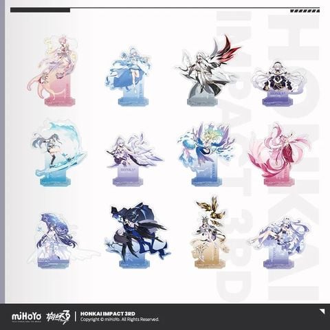  Standee loạt chủ đề Trang Phục Mới Theo Thời Gian - Honkai Impact 3 