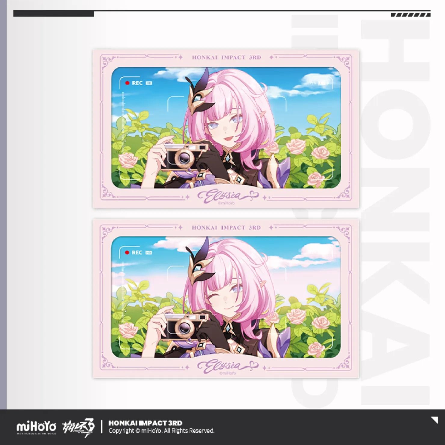  Bộ thẻ 3D dòng Hành Trình Theo Đuổi Giấc Mơ - Honkai Impact 3 