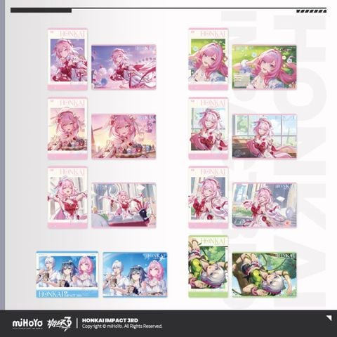  Bộ ảnh Polaroid và thẻ hologram dòng CG - Honkai Impact 3 
