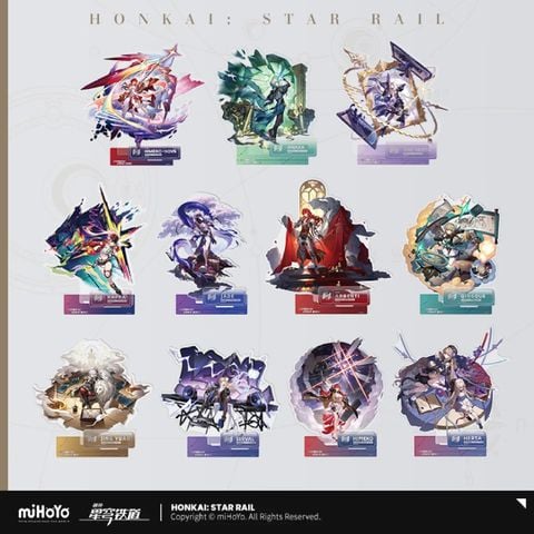  Standee nhân vật Vận mệnh Tri Thức - Honkai Star Rail 
