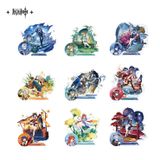  Standee và Huy hiệu nhân vật chủ dòng thời trang Teyvat - Genshin Impact 