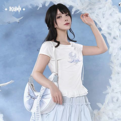  Áo thun tay ngắn chủ đề nhân vật Columbina - Genshin Impact 