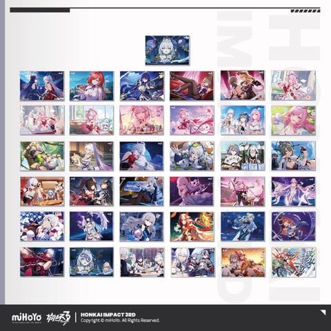 Giấy màu PET dòng CG - Honkai Impact 3 