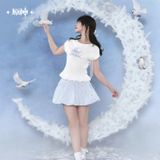  Áo thun tay ngắn chủ đề nhân vật Columbina - Genshin Impact 