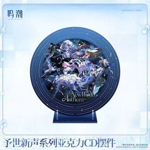  Đồ trang trí CD bằng acrylic - To the New World - Wuthering Waves 
