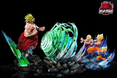  Broly VS Goku Gohan Goten - Dragon Ball - Kylin Studio 