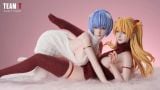  Asuka & Rei Ayanami - Neon Genesis Evangelion - TEAM-T Studio 