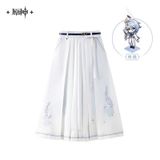  Chân váy dài xếp ly chủ đề nhân vật Kamisato Ayato - Genshin Impact 