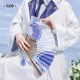  Quạt cầm tay chủ đề nhân vật Kamisato Ayato - Genshin Impact 