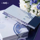  Hộp quà sổ tay & thẻ đánh dấu chủ đề nhân vật Kamisato Ayato - Genshin Impact 