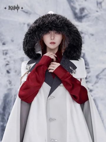  Áo choàng có mũ chủ đề Quan Chấp Hành Fatui - Genshin Impact 