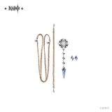  Bộ phụ kiện trâm cài áo chủ đề Quan Chấp Hành Fatui - Genshin Impact 