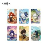  Túi đựng và Miếng dán thêu với Thẻ thành lý sự kiện Chuỗi Triển Lãm Teyvat - Genshin Impact 