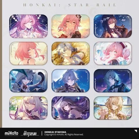  Huy hiệu dòng Hồi Ức Đồng Hành Cùng Bạn vol.2 - Honkai Star Rail 