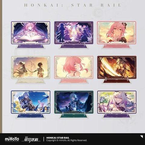  Giá đỡ acrylic dòng Hồi Ức Đồng Hành Cùng Bạn vol.2 - Honkai Star Rail 