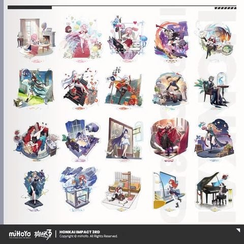  Standee Vết Thánh Valkyrie chủ đề Cuộc hành trình thứ 2 - Honkai Impact 3 