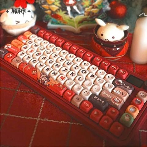  Bàn phím cơ LED RGB chủ đề nhân vật Klee - Genshin Impact 