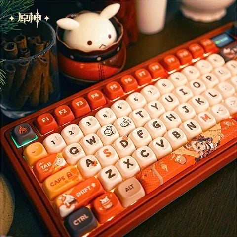  Bàn phím cơ LED RGB chủ đề nhân vật Klee - Genshin Impact 