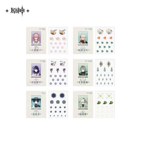  Blindbox phụ kiện nhân vật dạng hạt acrylic - Genshin Impact 