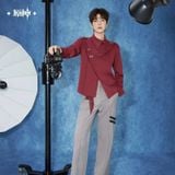  Áo sơ mi tay dài dây ruy băng chủ đề Tartaglia - Genshin Impact 