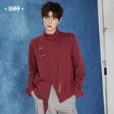  Áo sơ mi tay dài dây ruy băng chủ đề Tartaglia - Genshin Impact 