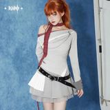  Áo len dệt kim tay dài lệch vai chủ đề Tartaglia - Genshin Impact 