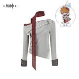  Áo len dệt kim tay dài lệch vai chủ đề Tartaglia - Genshin Impact 