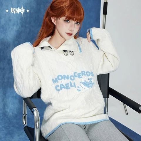  Áo len dệt kim chủ đề Tartaglia - Genshin Impact 