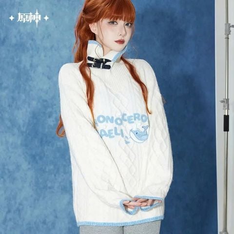  Áo len dệt kim chủ đề Tartaglia - Genshin Impact 