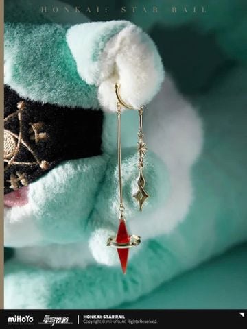  Khuyên tai kẹp chủ đề Anaxa - Honkai Star Rail 