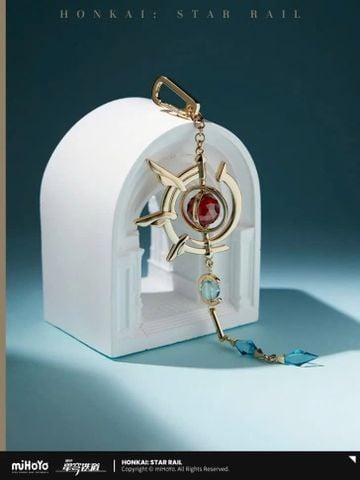  Móc treo kim loại chủ đề Anaxa - Honkai Star Rail 