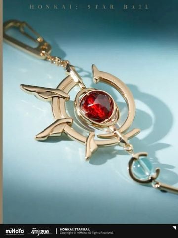  Móc treo kim loại chủ đề Anaxa - Honkai Star Rail 