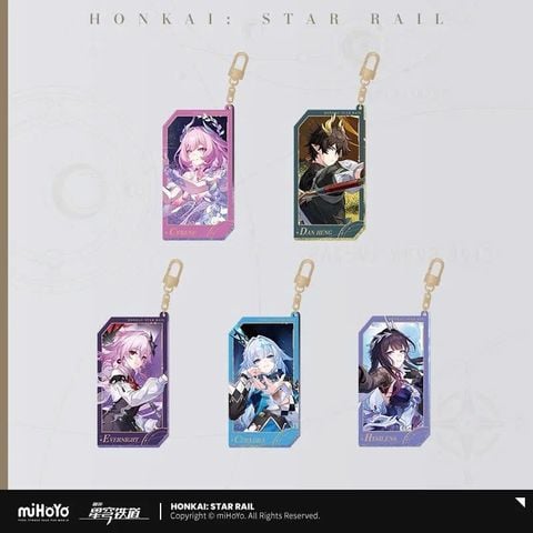  Móc khóa hiệu ứng cát chảy Lời Mời Từ Các Vì Sao - Honkai Star Rai 