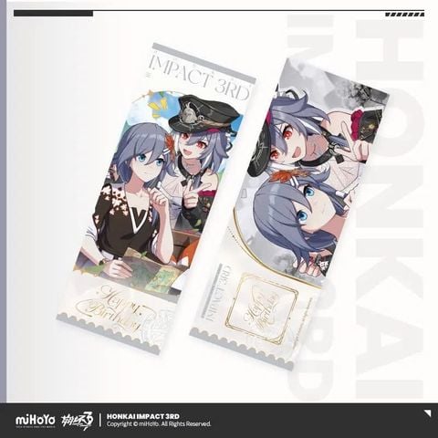  Bộ vé hologram Chúc Mừng Sinh Nhật năm 2026 - Honkai Impact 3 