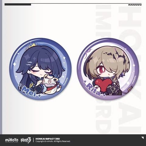  Huy hiệu tròn Honkai MEME - Honkai Impact 3 